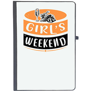                       UDNAG Ruled Notebook Diary 'Girls trip | girls weekend', [A5 80Pages 80GSM]                                              