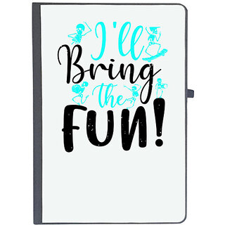                       UDNAG Ruled Notebook Diary 'Girls trip | i'll bring the fun!', [A5 80Pages 80GSM]                                              