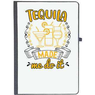                       UDNAG Ruled Notebook Diary 'Girls trip | tequila made me do it', [A5 80Pages 80GSM]                                              