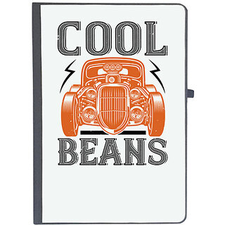                       UDNAG Ruled Notebook Diary 'Hot Rod Car | Cool beans', [A5 80Pages 80GSM]                                              