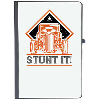                       UDNAG Ruled Notebook Diary 'Hot Rod Car | Stunt IT!', [A5 80Pages 80GSM]                                              