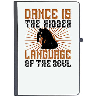                       UDNAG Ruled Notebook Diary 'Dancing | Dance is the hidden language of the soul', [A5 80Pages 80GSM]                                              