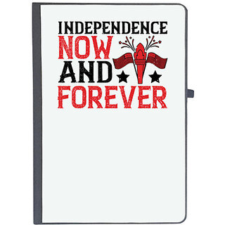                       UDNAG Ruled Notebook Diary 'Independance Day | Independence now and forever', [A5 80Pages 80GSM]                                              