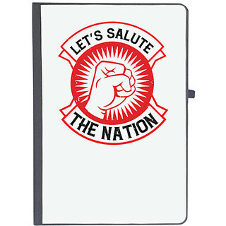                       UDNAG Ruled Notebook Diary 'Independance Day | let's selut the nation', [A5 80Pages 80GSM]                                              