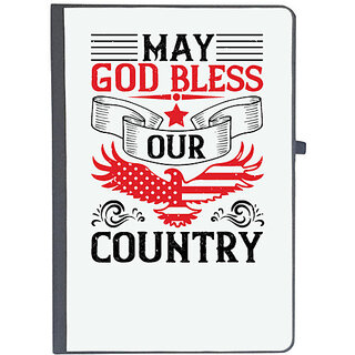                       UDNAG Ruled Notebook Diary 'Independance Day | bless our country', [A5 80Pages 80GSM]                                              