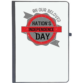                       UDNAG Ruled Notebook Diary 'Independance Day | On our beloved Nation's Independence Day', [A5 80Pages 80GSM]                                              