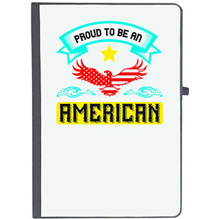                       UDNAG Ruled Notebook Diary 'Independance Day | Proud to be an American', [A5 80Pages 80GSM]                                              