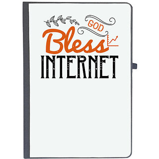                       UDNAG Ruled Notebook Diary 'Internet | bless internet', [A5 80Pages 80GSM]                                              