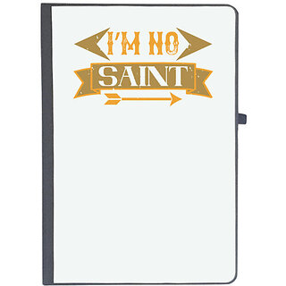                       UDNAG Ruled Notebook Diary 'Mardi Gras | Im no saint', [A5 80Pages 80GSM]                                              