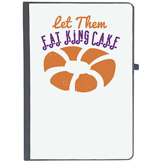                       UDNAG Ruled Notebook Diary 'Mardi Gras | Let them eat king cake', [A5 80Pages 80GSM]                                              