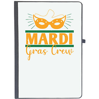                       UDNAG Ruled Notebook Diary 'Mardi Gras | mardi gras crew', [A5 80Pages 80GSM]                                              