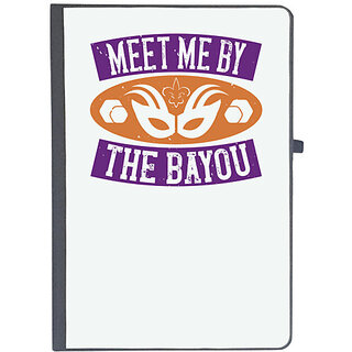                       UDNAG Ruled Notebook Diary 'Mardi Gras | Meet me by the bayou', [A5 80Pages 80GSM]                                              