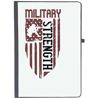                      UDNAG Ruled Notebook Diary 'Military | military stength', [A5 80Pages 80GSM]                                              