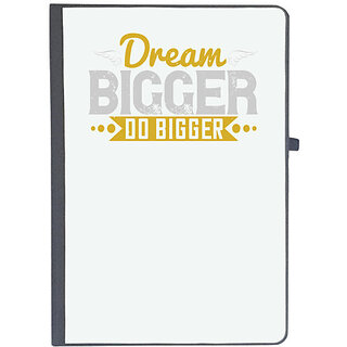                       UDNAG Ruled Notebook Diary 'Motivational | Dream bigger. Do bigger', [A5 80Pages 80GSM]                                              