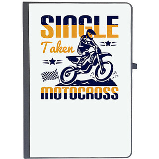                       UDNAG Ruled Notebook Diary 'Motor Cycle | Single, Taken, Motocross', [A5 80Pages 80GSM]                                              