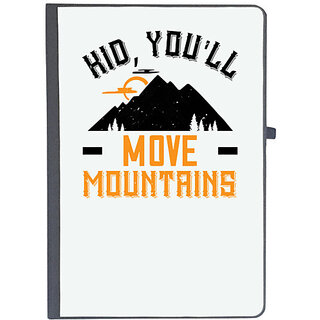                       UDNAG Ruled Notebook Diary 'Adventure Mountain | Kid, you'll move mountains', [A5 80Pages 80GSM]                                              
