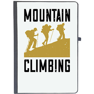                      UDNAG Ruled Notebook Diary 'Adventure Mountain | mountain climbing', [A5 80Pages 80GSM]                                              