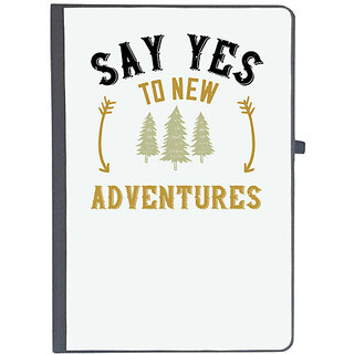                       UDNAG Ruled Notebook Diary 'Adventure Mountain | say yes to new adventure', [A5 80Pages 80GSM]                                              