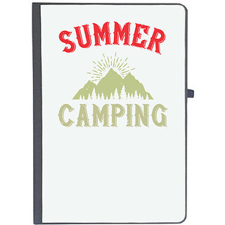                       UDNAG Ruled Notebook Diary 'Adventure Mountain | summer camping', [A5 80Pages 80GSM]                                              