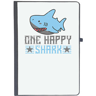                       UDNAG Ruled Notebook Diary 'Shark | one happy shark', [A5 80Pages 80GSM]                                              