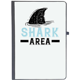                       UDNAG Ruled Notebook Diary 'Shark | shark area', [A5 80Pages 80GSM]                                              