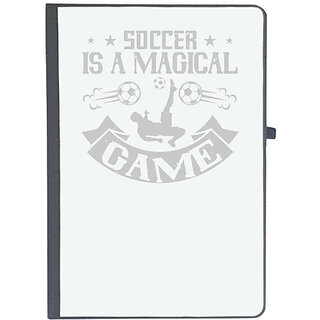                       UDNAG Ruled Notebook Diary 'Soccer | Soccer is a magical game', [A5 80Pages 80GSM]                                              