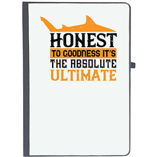                       UDNAG Ruled Notebook Diary 'Surfing | Honest to goodness its the absolute ultimate', [A5 80Pages 80GSM]                                              