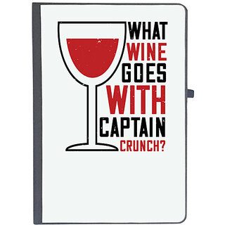                       UDNAG Ruled Notebook Diary 'Wine | What wine goes with', [A5 80Pages 80GSM]                                              