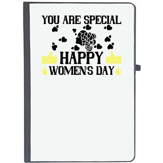                       UDNAG Ruled Notebook Diary 'Womens Day | You are Special happy', [A5 80Pages 80GSM]                                              