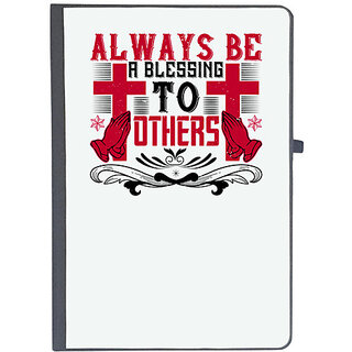                       UDNAG Ruled Notebook Diary 'Job | Always be a blessing to others', [A5 80Pages 80GSM]                                              