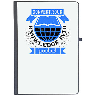                       UDNAG Ruled Notebook Diary 'Job | Convert your knowledge into product', [A5 80Pages 80GSM]                                              