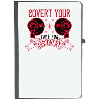                       UDNAG Ruled Notebook Diary 'Job | Covert your time for discovery', [A5 80Pages 80GSM]                                              