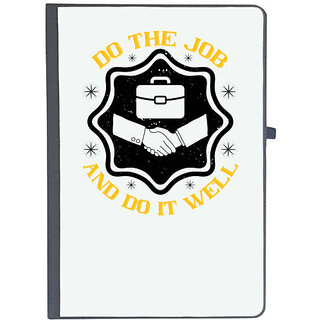                       UDNAG Ruled Notebook Diary 'Job | Do the job and do it well', [A5 80Pages 80GSM]                                              