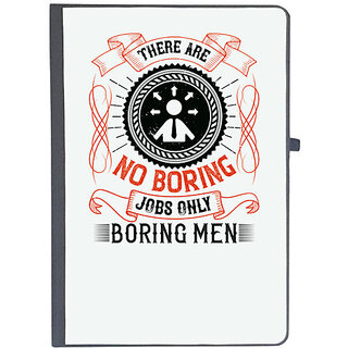                       UDNAG Ruled Notebook Diary 'Job | The easiest job is wealth', [A5 80Pages 80GSM]                                              