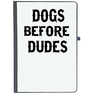                       UDNAG Ruled Notebook Diary 'Dog | Dogs before dudes1', [A5 80Pages 80GSM]                                              