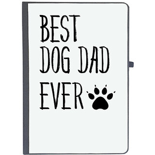                       UDNAG Ruled Notebook Diary 'Dog | Best dog dad ever', [A5 80Pages 80GSM]                                              