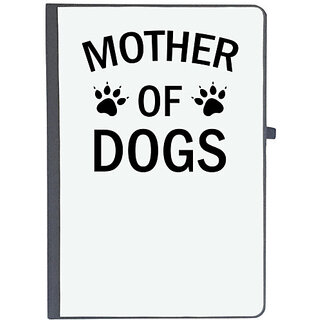                       UDNAG Ruled Notebook Diary 'Dog | Mother of Dog', [A5 80Pages 80GSM]                                              