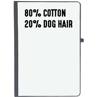                       UDNAG Ruled Notebook Diary 'Dog | 80% cotton 20% dog hair', [A5 80Pages 80GSM]                                              