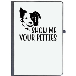                       UDNAG Ruled Notebook Diary 'Dog | Show me your pitties', [A5 80Pages 80GSM]                                              