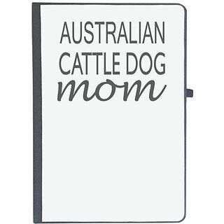                       UDNAG Ruled Notebook Diary 'Dog | Australian cattle dog mom', [A5 80Pages 80GSM]                                              