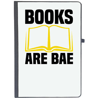                       UDNAG Ruled Notebook Diary 'Reading | Books are bae', [A5 80Pages 80GSM]                                              