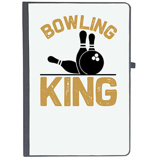                       UDNAG Ruled Notebook Diary 'Bowling | Bowling King', [A5 80Pages 80GSM]                                              