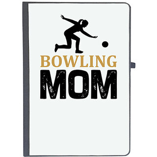                       UDNAG Ruled Notebook Diary 'Bowling | Bowling Mom', [A5 80Pages 80GSM]                                              