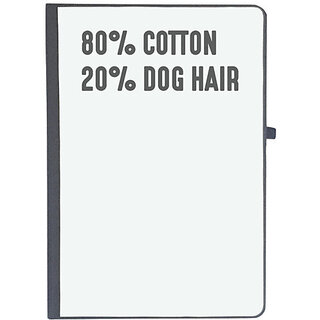                       UDNAG Ruled Notebook Diary 'Dog | 80% cotton 20% dog hair', [A5 80Pages 80GSM]                                              