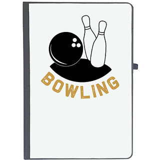                       UDNAG Ruled Notebook Diary 'Bowling | Bowling', [A5 80Pages 80GSM]                                              