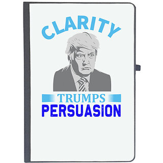                       UDNAG Ruled Notebook Diary 'Television | Clarity trumps persuasion', [A5 80Pages 80GSM]                                              