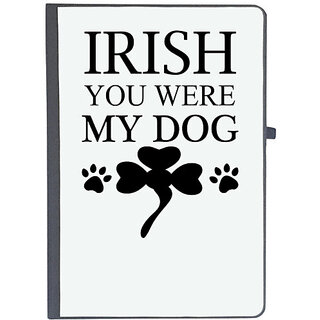                       UDNAG Ruled Notebook Diary 'Dog | Irish you were my dog', [A5 80Pages 80GSM]                                              