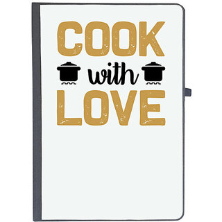                       UDNAG Ruled Notebook Diary 'Cooking | Cook with love', [A5 80Pages 80GSM]                                              