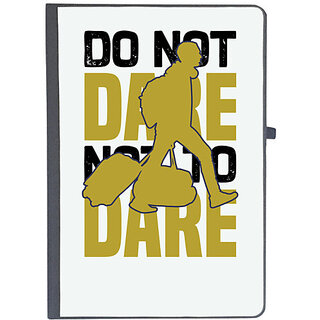                       UDNAG Ruled Notebook Diary 'Travelling | Do not dare not to dare', [A5 80Pages 80GSM]                                              