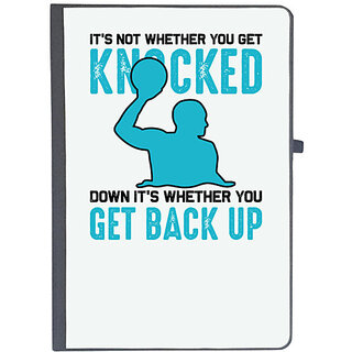                      UDNAG Ruled Notebook Diary 'Gaming | Its not whether knocked', [A5 80Pages 80GSM]                                              